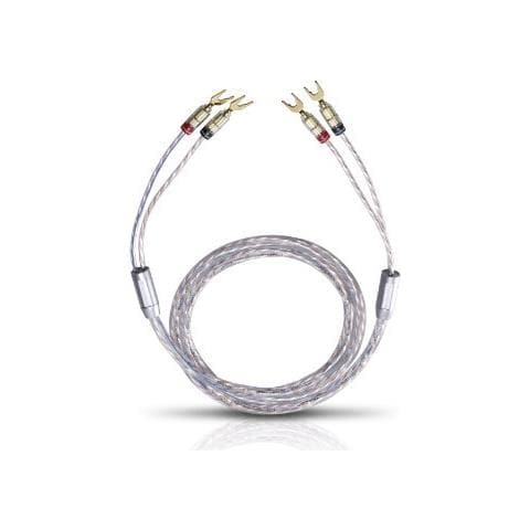 2m Twin Mix Two Lug, 2m, Maschio / maschio, Trasparente - Foto 1