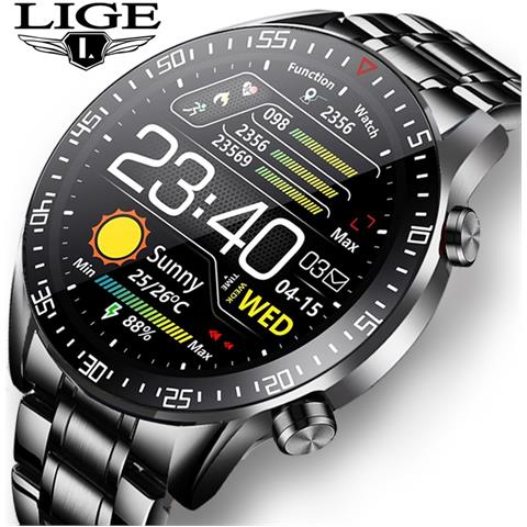 INLAW - Orologio Intelligente Da Uomo Frequenza Cardiaca Pressione  Sanguigna Impermeabile Orologio Sportivo Fitnesssmart Watches (nero) -  ePRICE