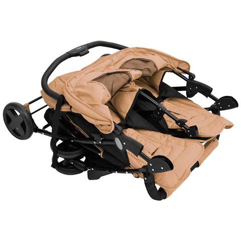 Passeggino Gemellare Tortora In Acciaio - Foto 2