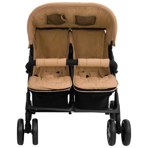 Passeggino Gemellare Tortora In Acciaio - Foto 10