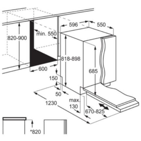 Lavastoviglie EEZ69305L da Incasso a Scomparsa Totale Classe D Capacità 15 Coperti - Foto 10