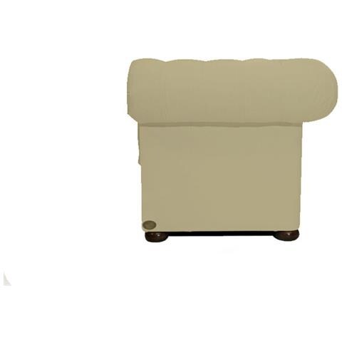 Divano First Class Pelle | 4 Posti | Vaniglia | 12 Anni Di Garanzia - Foto 2