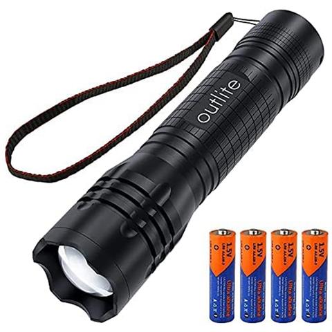 Torcia Led L50 Torcia Ricaricabile Usb 1200lumen Impermeabile Ip68 Da Campo - Foto 1
