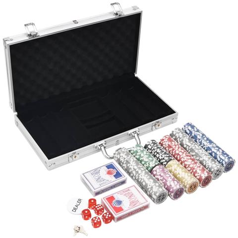 Set Di Fiches Da Poker 300 Pz 11,5 G - Foto 1