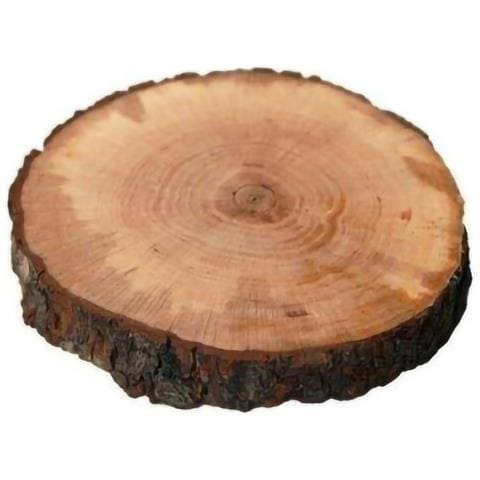 Tagliere Rotondo In Legno Corteccia Diametro 19-24 Tronco Vassoio Centrotavola - Foto 1