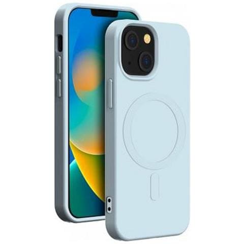 Cover Morbida Compatibile Con Magsafe Per Iphone 15, Blu - Foto 1