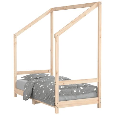 Giroletto Per Bambini 70x140 Cm In Legno Massello Di Pino - Foto 2
