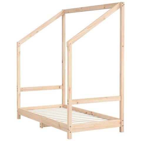 Giroletto Per Bambini 70x140 Cm In Legno Massello Di Pino - Foto 3