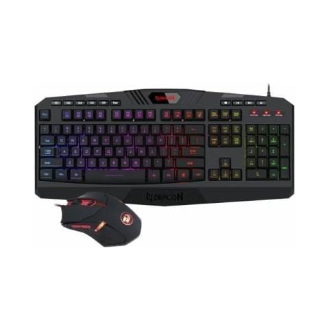 Tastiera e Mouse USB S101-3-SPS (Layout Spagnolo) Colore Nero - Foto 1