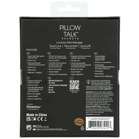 Massaggiatore A Bacchetta Pillow Talk Secrets Pleasure Nero - Foto 2