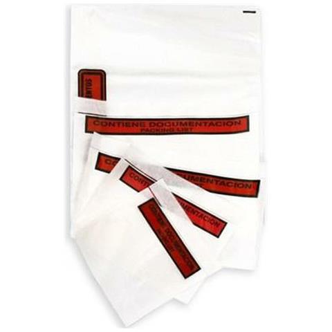 Buste Sam Docufix C6 Bianco Polietilene 4 Pezzi 17,5 X 13,5 Cm - Foto 2