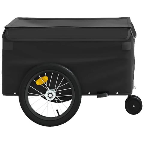 Rimorchio Da Bici Nero 45 Kg In Ferro - Foto 2