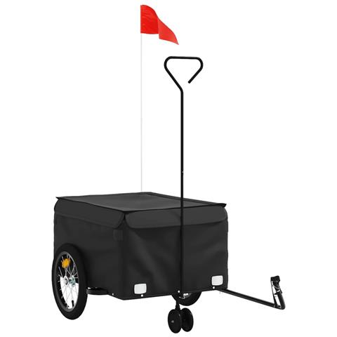 Rimorchio Da Bici Nero 45 Kg In Ferro - Foto 1