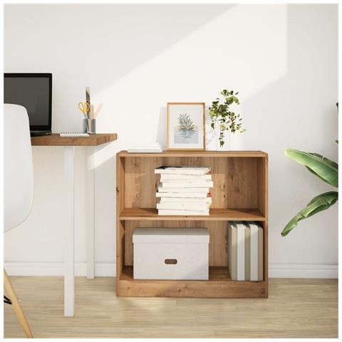Libreria Rovere Artigianale 80x24x76 Cm In Legno Multistrato - Foto 3