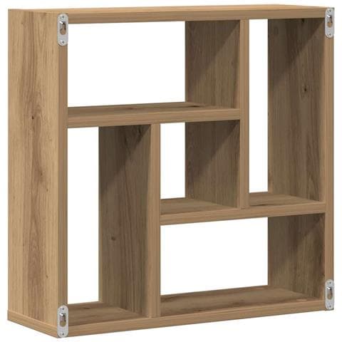 Scaffale A Parete Rovere Artigianale 45x16x45 Cm In Truciolato - Foto 9