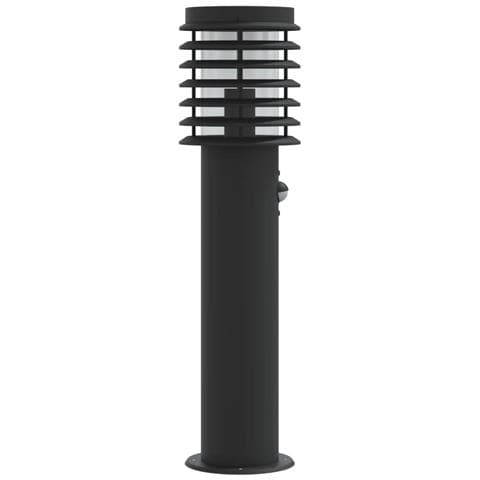 Lampade da Terra per Esterni Sensore 3 pz Nere 60 cm Acciaio - Foto 7