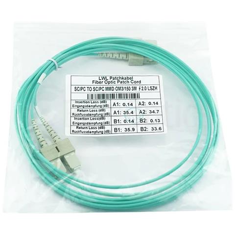 575702K5120000015M-BO cavo InfiniBand e in fibra ottica 15 m 2x SC LC /APC Verde - Foto 2