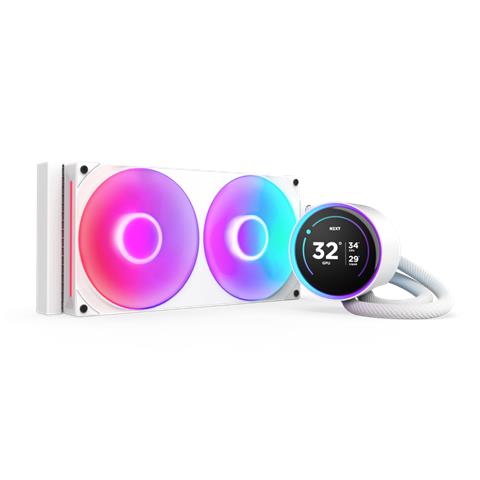 Kraken Elite 280 RGB Processore Raffreddatore di liquidi tutto in uno 14 cm Bianco 1 pz - Foto 1