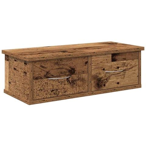 Armadietto A Muro Legno Antico 60x26x18,5 Cm In Truciolato - Foto 2