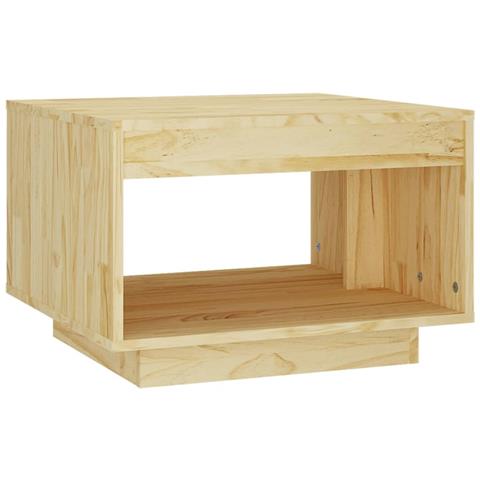 Lusso Casadino -  Tavolino Da Salotto 50x50x33,5 Cm In Legno Massello Di Pino - Foto 1