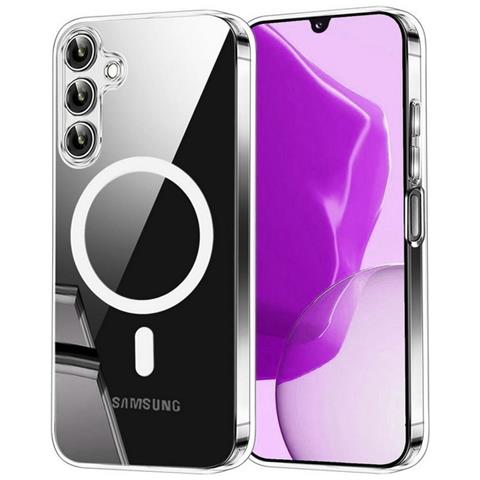 Clear Mag Mid Custodia Tpu Cover Case Compatibile Con Magsafe Per Samsung Galaxy A56 - Foto 5