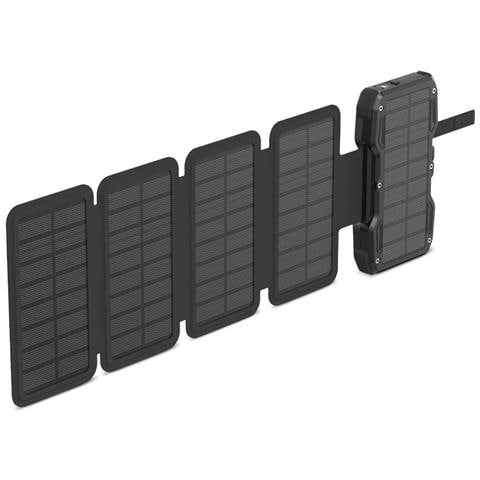 HDPB01 batteria portatile Polimeri di litio (LiPo) 10000 mAh Carica wireless Nero - Foto 2