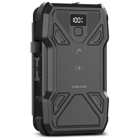 HDPB01 batteria portatile Polimeri di litio (LiPo) 10000 mAh Carica wireless Nero - Foto 1