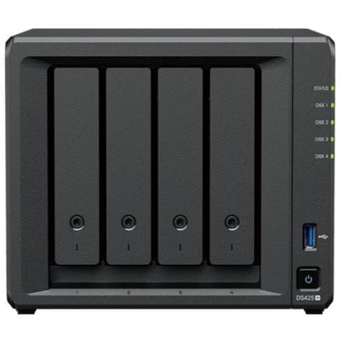 DiskStation DS425+ Server NAS e di Archiviazione Intel® Celeron® J4125 2 GB DDR4 0 TB Nero - Foto 2