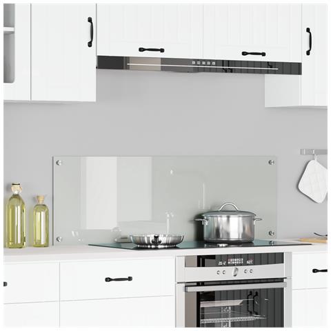 Schienale Cucina  Trasparente 120x40x0,6 cm in Vetro Temperato - Foto 2
