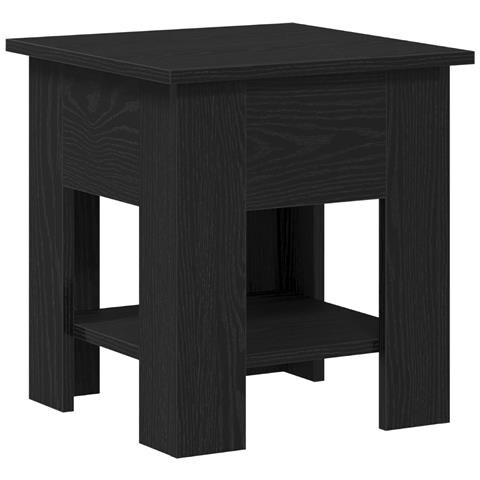 Tavolino da caffè Nero Rovere 40x40x42 cm Legno ingegnerizzato - Foto 1