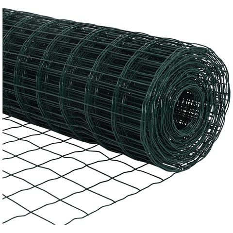 Euro Fence Set di 2 Verde Metallo 10 x 1.5 m Durevole - Foto 9