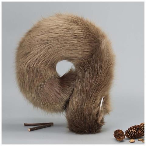 Accessorio Per Costume Cosplay Con Coda Di Scoiattolo Di Peluche Marrone - Foto 2