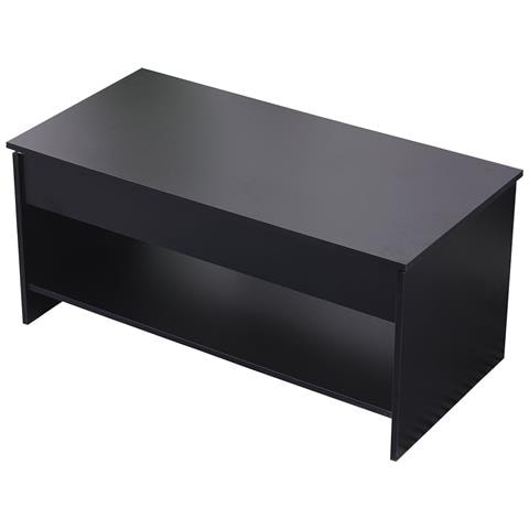Tavolino Con Piano Sollevabile, Nero Hedda - Foto 1