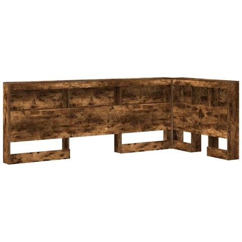 Testata contenitore Rovere fumo 80 cm Legno multistrato - Foto 1