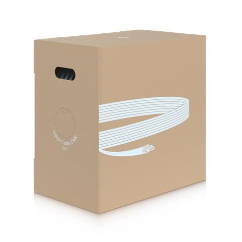 UACC-Cable-C6A-CMR cavo di rete Bianco 305 m Cat6a U /UTP (UTP) - Foto 1