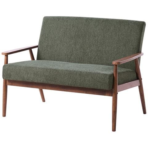 Set Da Salotto 6 Posti Esrum Tessuto Marrone Scuro /verde - Foto 2