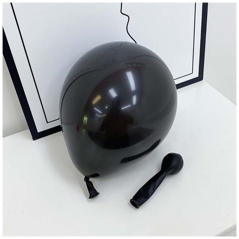 Set Di 30 Palloncini In Lattice Nero, Argento E Bianco Per Decorazioni Di Feste - Foto 4