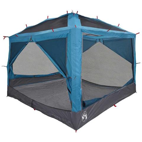 Tenda interna con tetto Blu e Grigio 300 x 300 x 250 cm - Foto 1