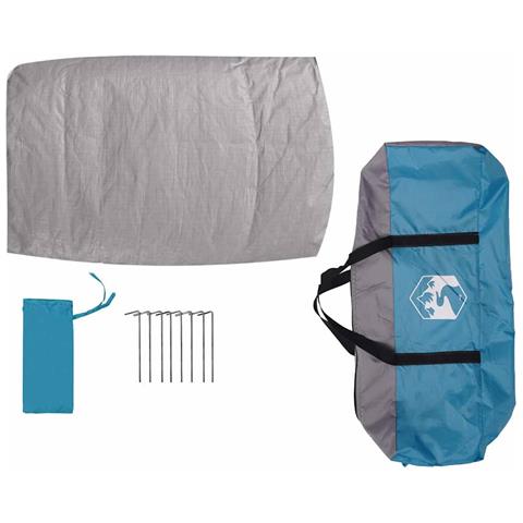 Tenda interna con tetto Blu e Grigio 300 x 300 x 250 cm - Foto 9