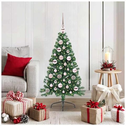 Albero di Natale artificiale con luci integrate Verde 120 cm - Foto 2