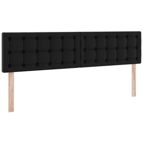 Letto con Contenitore Nero 180 x 200 cm Pelle Sintetica - Foto 9