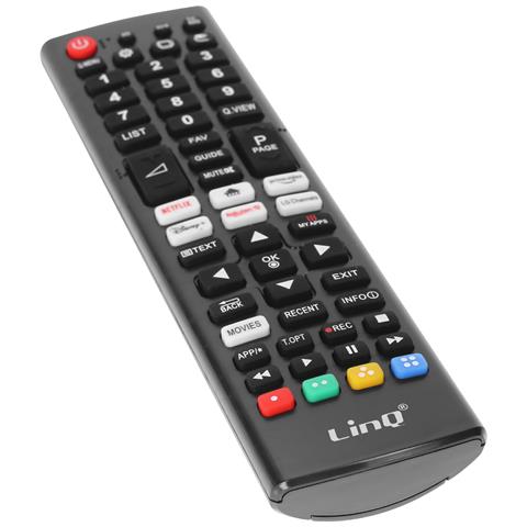 Telecomando Universale Per Televisori Lg Con Portata 8 M, Nero - Foto 1