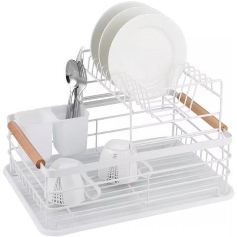 KH-1798 Scolapiatti a due livelli con portaposate - Foto 1