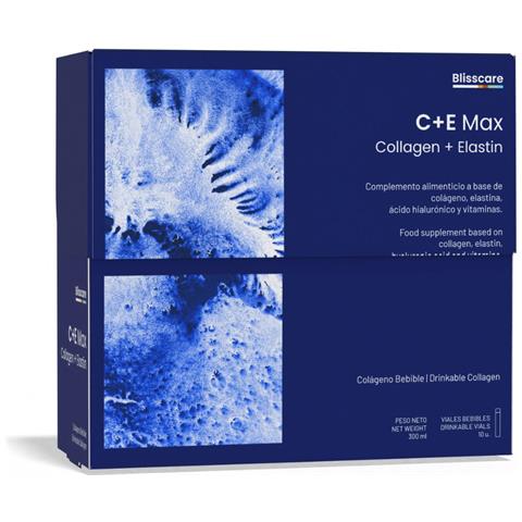 Collagene Bevibile Antietà Con Elastina E Acido Ialuronico – C+e Max (10 Flaconcini Da 30 Ml) - Foto 1