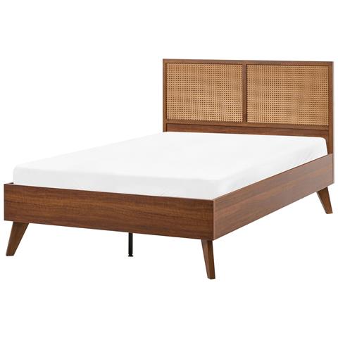 Letto Monpazier 120 X 200 Cm Marrone Scuro - Foto 2