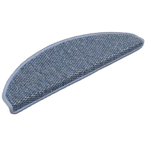 Tappeti Autoadesivi per Scale Aspetto Sisal 30pz 65x21x4 cm Blu - Foto 2