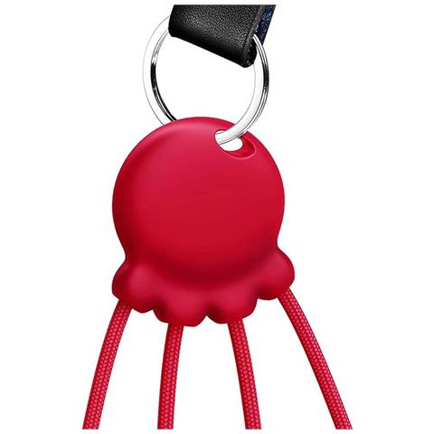 Cavo 4-in-1 Usb-a / Micro-usb / Usb-c / Lightning Design Octopus, Rosso - Foto 2