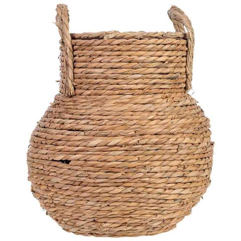 Vaso Decorativo In Corda Con Manici Cm 20x20x33h - Foto 2
