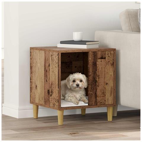 Cuccia per cani Legno vecchio 44 x 42 x 49 cm Legno multistrato - Foto 2