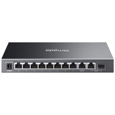 Omada ES210GP switch di rete Gestito L2 Gigabit Ethernet (10/100/1000) Supporto Power over Ethernet (PoE) Guida DIN Nero - Foto 2